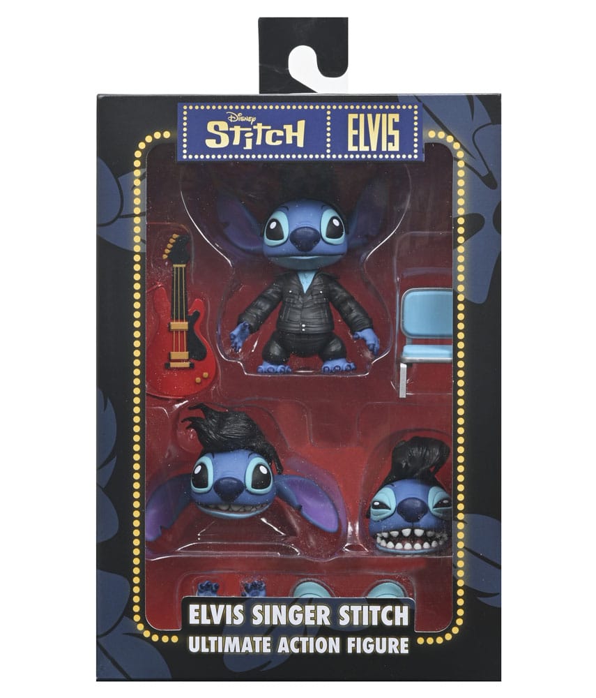 Lilo & Stitch Action Figure Cantante Finale Elvis Stitch 7 cm