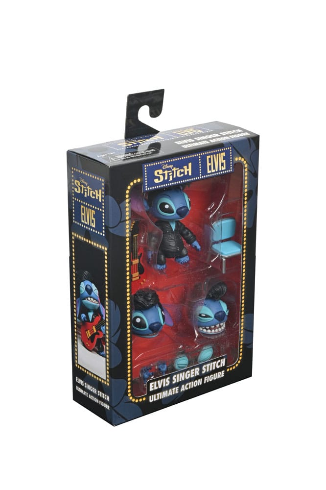 Lilo & Stitch Action Figure Cantante Finale Elvis Stitch 7 cm