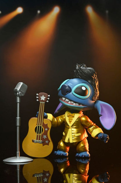 Lilo & Stitch Action Figur Ultimate Gold Suit Elvis Stitch 18 cm