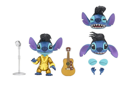 Lilo ve Stitch Aksiyon Figürü Ultimate Altın Takım Elbise Elvis Stitch 18 cm