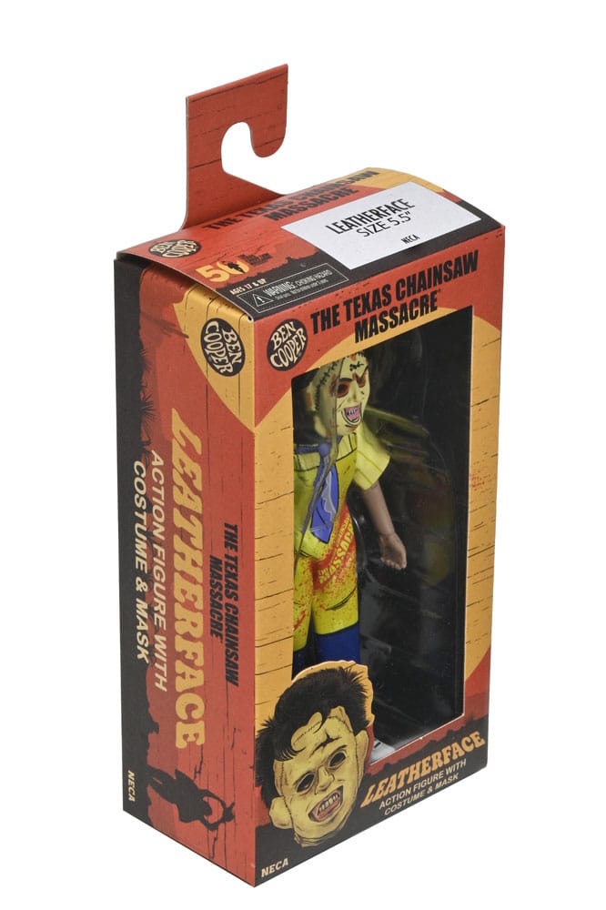 Il massacro della motosega del Texas Ben Cooper Action Figure Costume Serie 9 Leatherface 15 cm