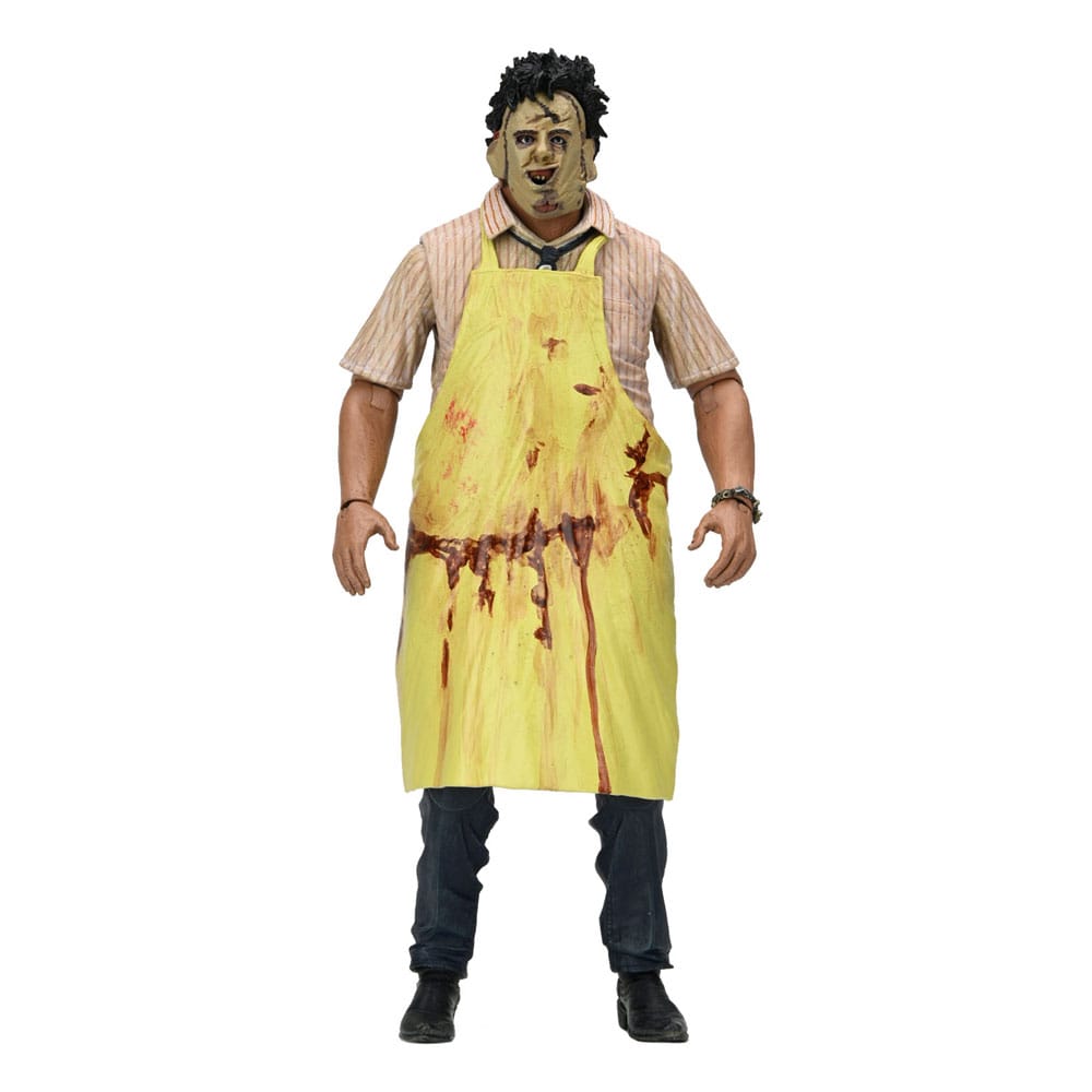 Teksas Testere Katliamı Giyinik Aksiyon Figürü Leatherface 50. Yıldönümü 20 cm