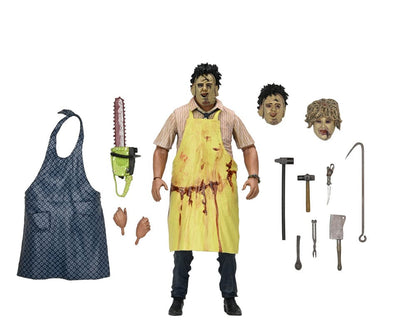 Teksas Testere Katliamı Giyinik Aksiyon Figürü Leatherface 50. Yıldönümü 20 cm