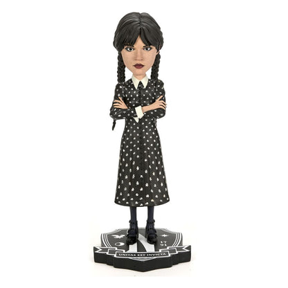Woensdag hoofd knock-bobble-head woensdag addams 21 cm