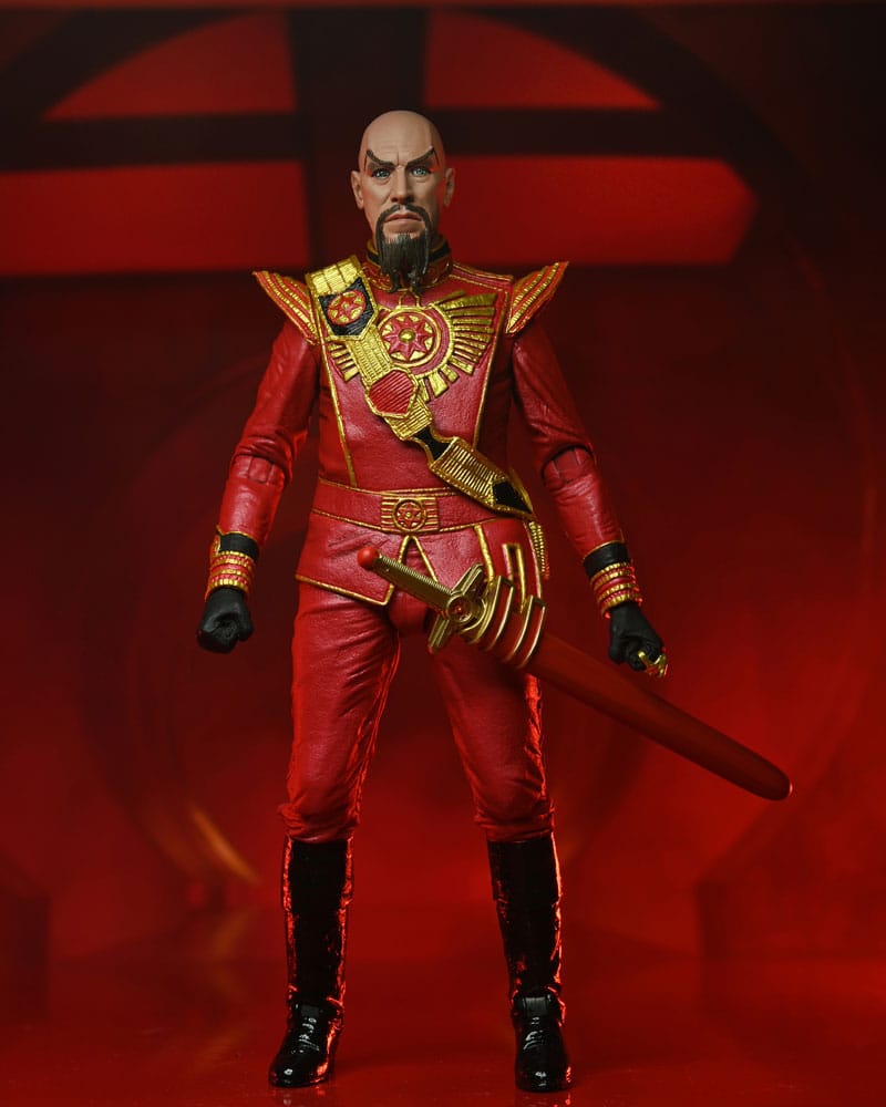 Flash Gordon (1980) Action Figure Ultimate Ming (Red Military Outfit) 18 cm