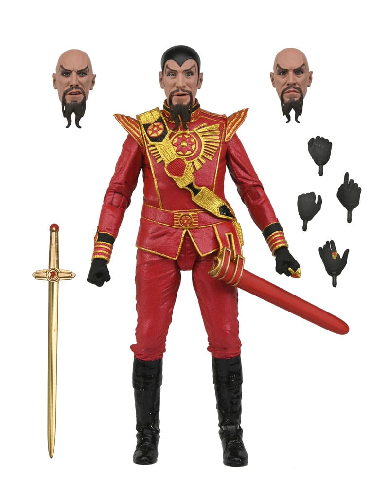 Flash Gordon (1980) Action Figure Ultimate Ming (Red Military Outfit) 18 cm