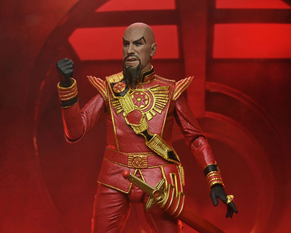 Flash Gordon (1980) Action Figure Ultimate Ming (Red Military Outfit) 18 cm