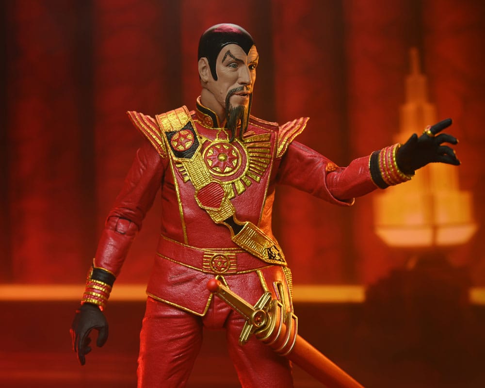 Flash Gordon (1980) Action Figure Ultimate Ming (Red Military Outfit) 18 cm