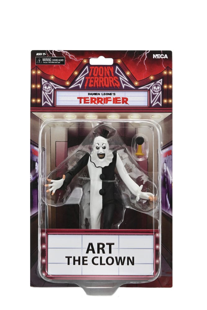 Terriifier Toony Terrors Actiefiguur Art the Clown 15 cm