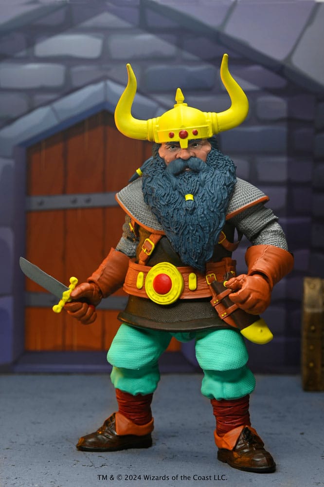 Dungeons and Dragons Scale Action Figura 50 aniversario Elkhorn en una tarjeta de ampolla 18 cm