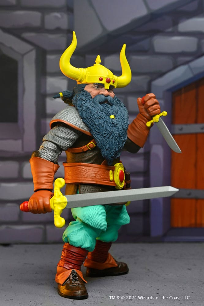 Dungeons and Dragons Scale Action Figura 50 aniversario Elkhorn en una tarjeta de ampolla 18 cm