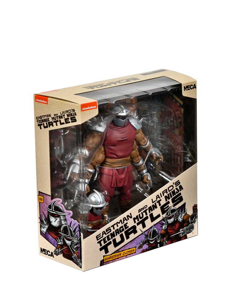 Teenage Mutant Ninja Turtles (Mirage Comics) Figure d'action Cloned Clone & Mini Shredder (Deluxe) 18 cm