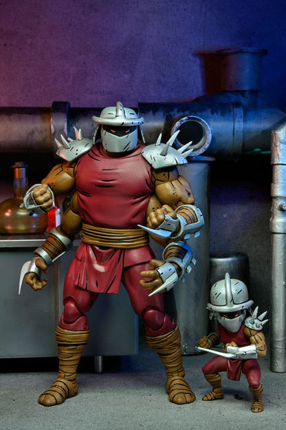 Teenage Mutant Ninja Turtles (Mirage Comics) Figure d'action Cloned Clone & Mini Shredder (Deluxe) 18 cm