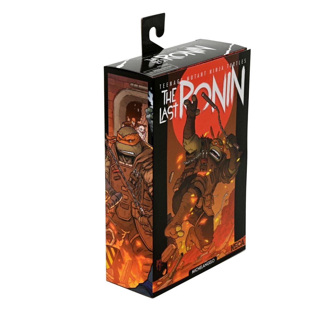 Teenage Mutant Ninja Turtles (Son Ronin) Aksiyon Figürü Ultimate Flashback Michelangelo 18 cm