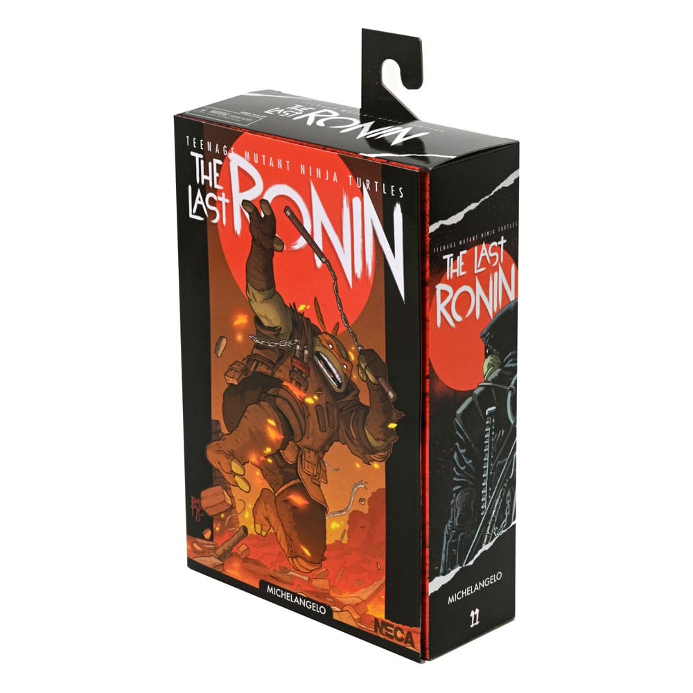 Teenage Mutant Ninja Turtles (Son Ronin) Aksiyon Figürü Ultimate Flashback Michelangelo 18 cm