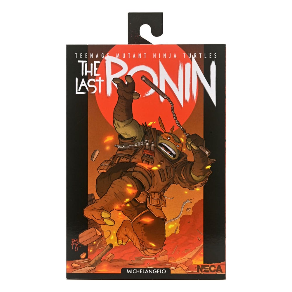 Teenage Mutant Ninja Turtles (Son Ronin) Aksiyon Figürü Ultimate Flashback Michelangelo 18 cm