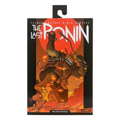 Teenage Mutant Ninja Turtles (Son Ronin) Aksiyon Figürü Ultimate Flashback Michelangelo 18 cm