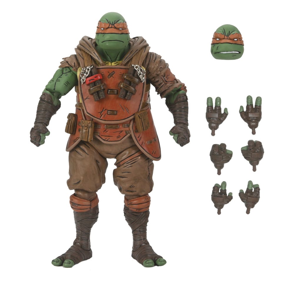 Teenage Mutant Ninja Turtles (Son Ronin) Aksiyon Figürü Ultimate Flashback Michelangelo 18 cm