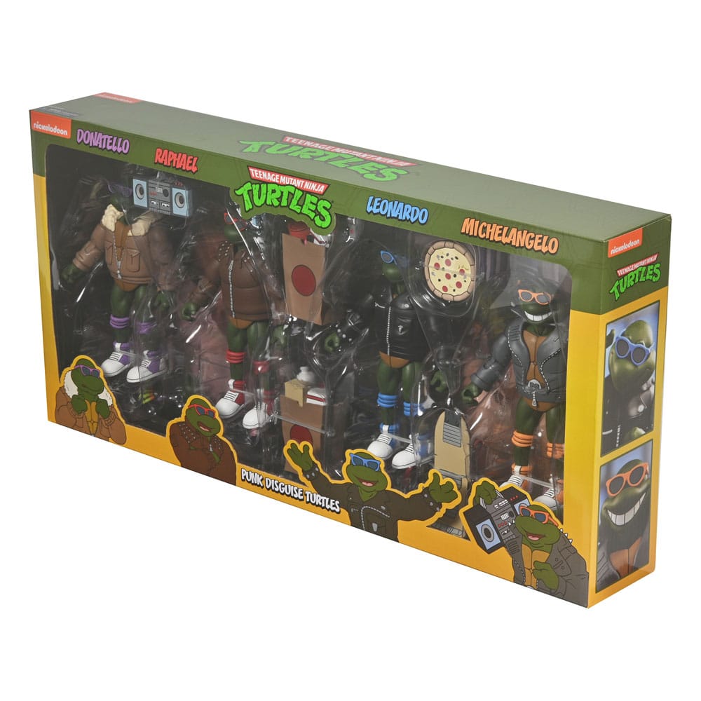 Tinejdžerski mutant ninja kornjače (crtić) Akcijske figure 4-pakete punk kornjače 18 cm