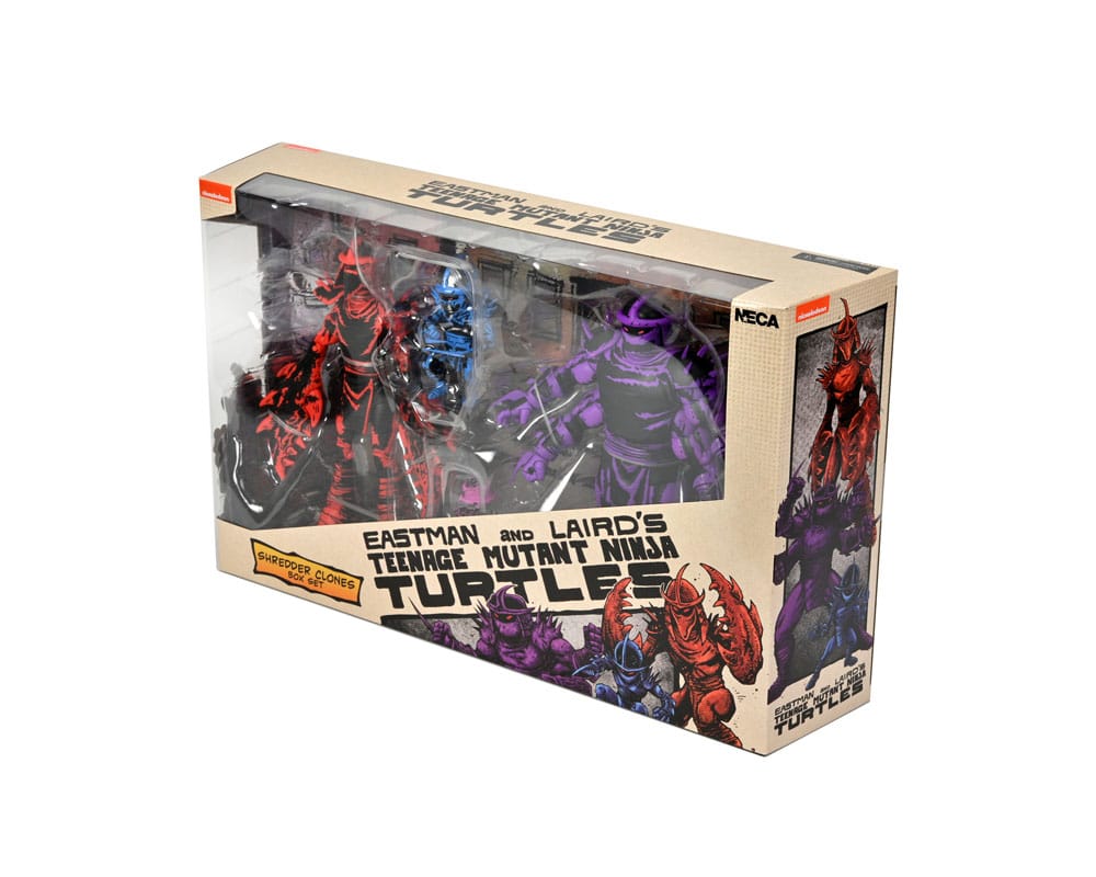 Teenage Mutant Ninja Turtles (Mirage Comics) Aksiyon Figürleri Shredder Klonları Kutusu Seti 18 Cm