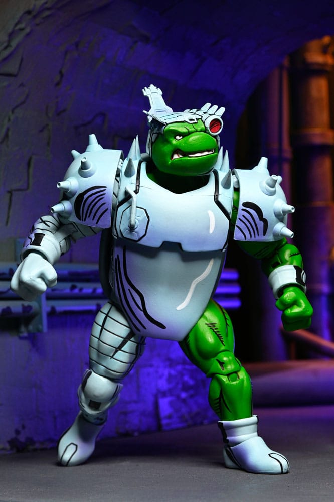 Figura de acción Tortugas Ninja (Mirage Comics) Cyborg Donatello 18 cm