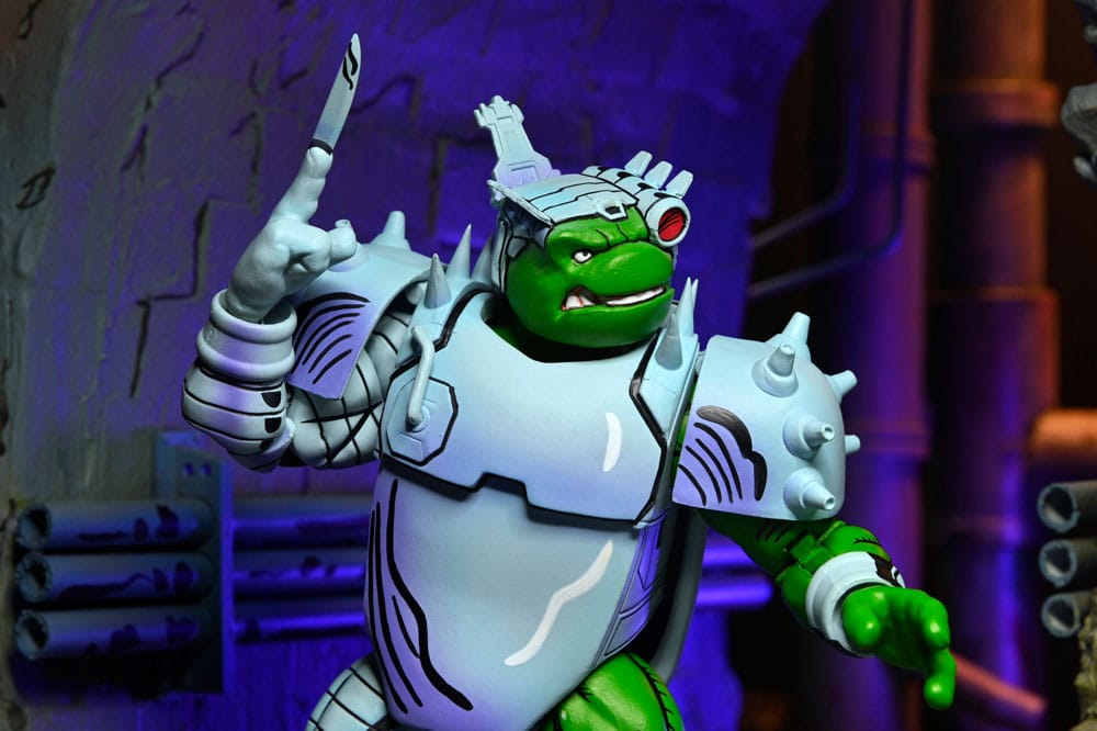 Figura de acción Tortugas Ninja (Mirage Comics) Cyborg Donatello 18 cm