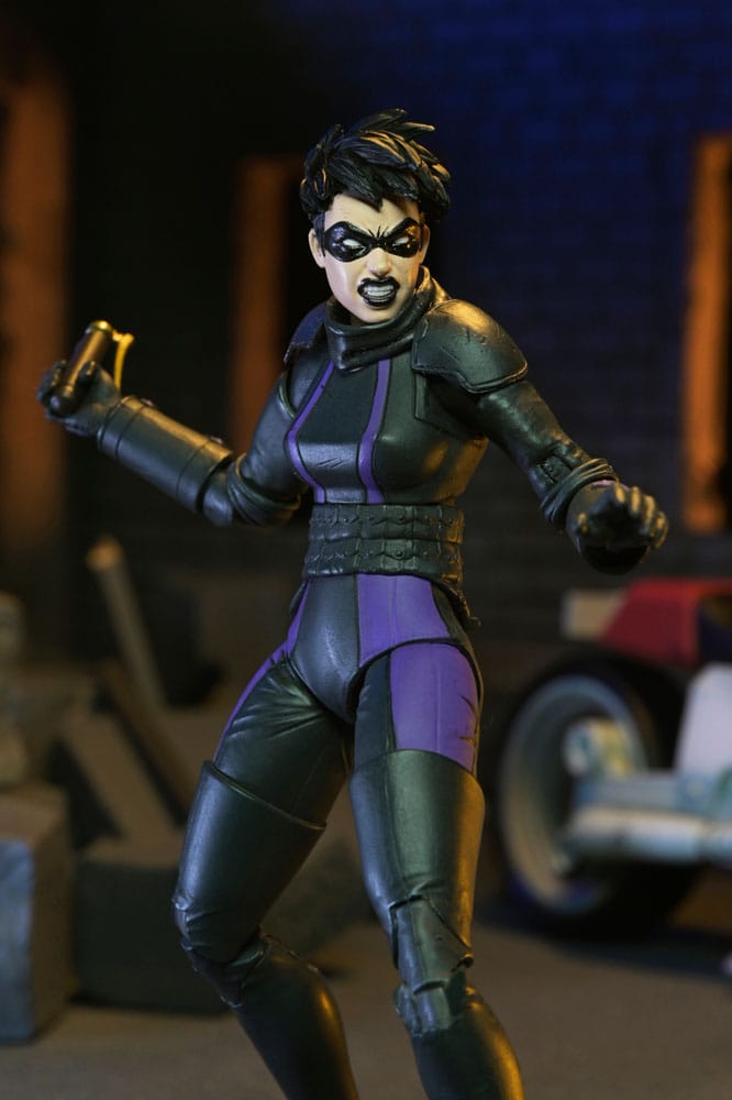 Teenage Mutant Ninja Turtles (Son Ronin Kayıp Yıllar) Aksiyon Figürü Casey Marie, Son Ronin Motosikletli 18 cm