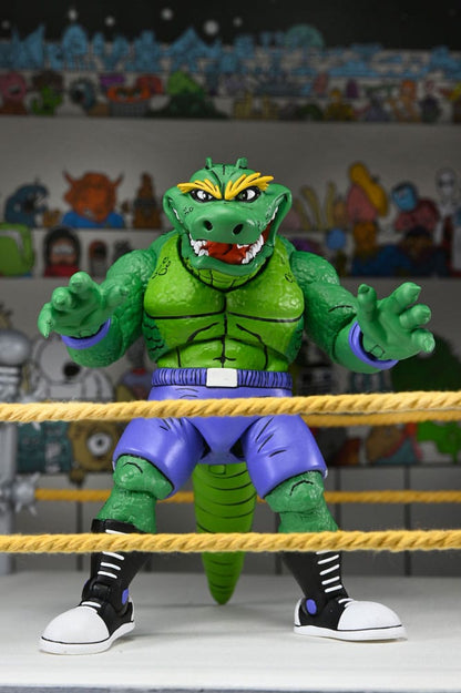 Teenage Mutant Ninja Turtles (Archie Comics) Actie Figuur Stomp Wrestling Leatherhead 18 cm