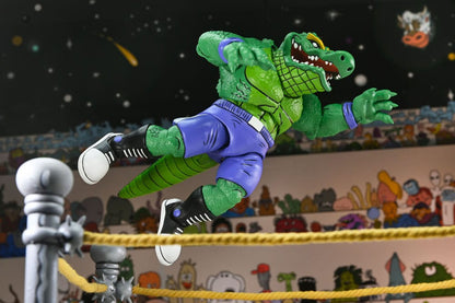 Teenage Mutant Ninja Turtles (Archie Comics) Actie Figuur Stomp Wrestling Leatherhead 18 cm