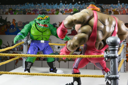 Teenage Mutant Ninja Turtles (Archie Comics) Actionfigur Stumpf Wrestling Leatherhead 18 cm