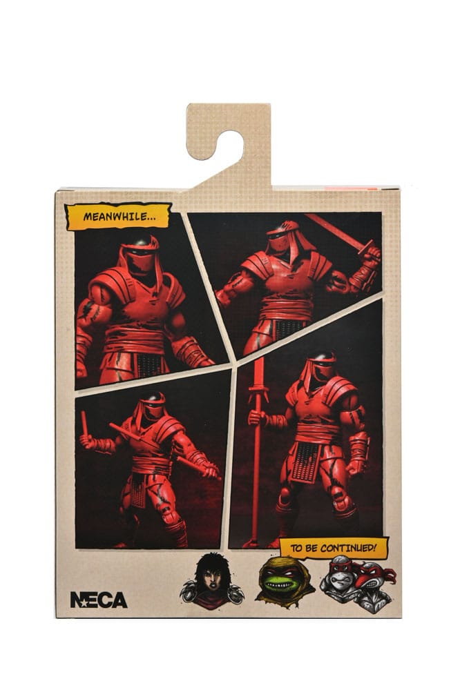Teenage Mutant Ninja Turtles (Mirage Comics) Action Figure Red e Black Foot Enforcer 18 cm