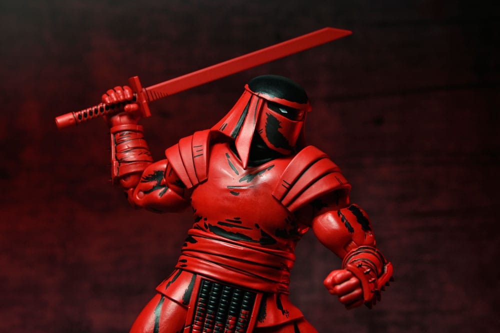 Teenage Mutant Ninja Turtles (Mirage Comics) Action Figure Red e Black Foot Enforcer 18 cm