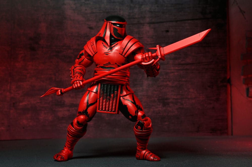 Teenage Mutant Ninja Turtles (Mirage Comics) Action Figure Red e Black Foot Enforcer 18 cm