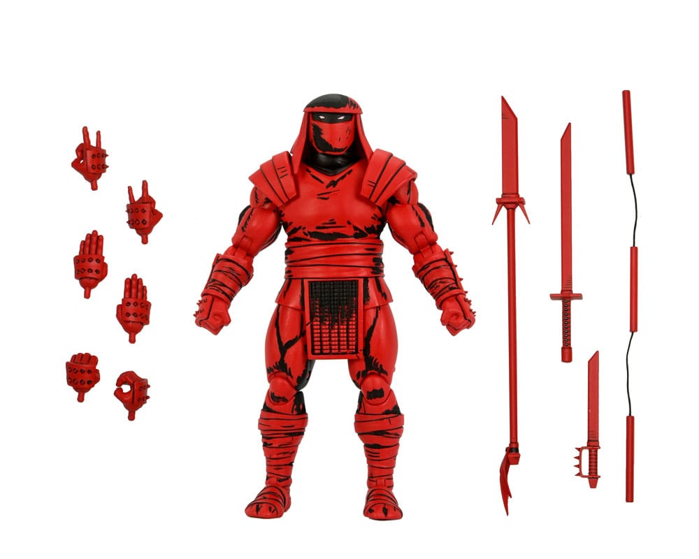 Teenage Mutant Ninja Turtles (Mirage Comics) Action Figure Red e Black Foot Enforcer 18 cm