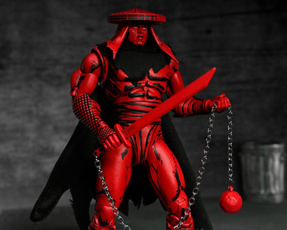Teenage Mutant Ninja Turtles (Mirage Comics) Figurine Action Assassin aux Pieds Rouge et Noir 18 cm