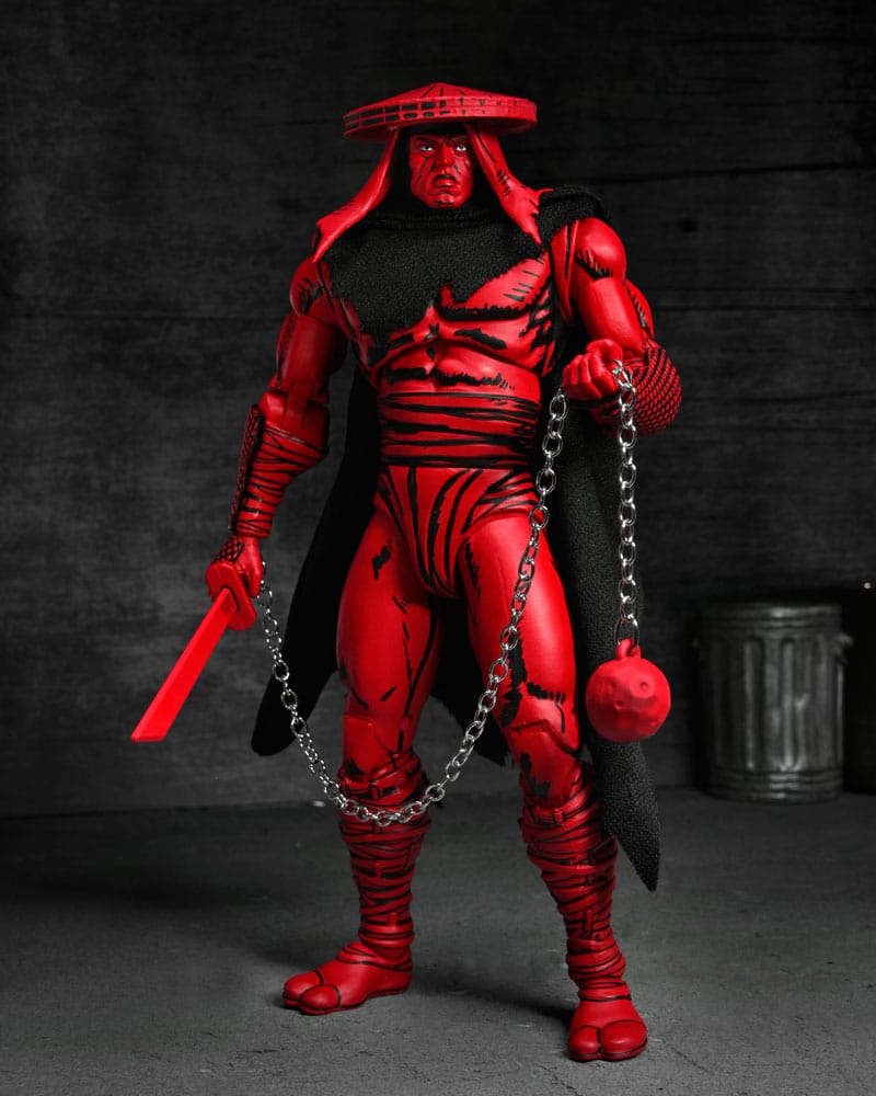 Teenage Mutant Ninja Turtles (Mirage Comics) Figurine Action Assassin aux Pieds Rouge et Noir 18 cm
