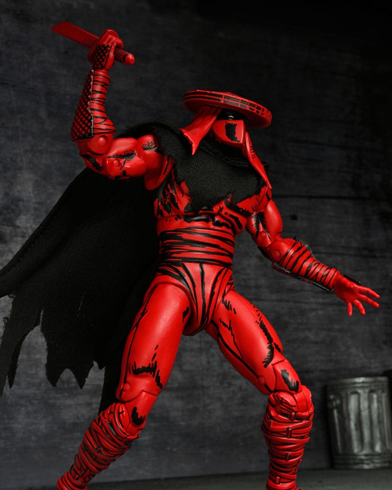 Teenage Mutant Ninja Turtles (Mirage Comics) Figurine Action Assassin aux Pieds Rouge et Noir 18 cm