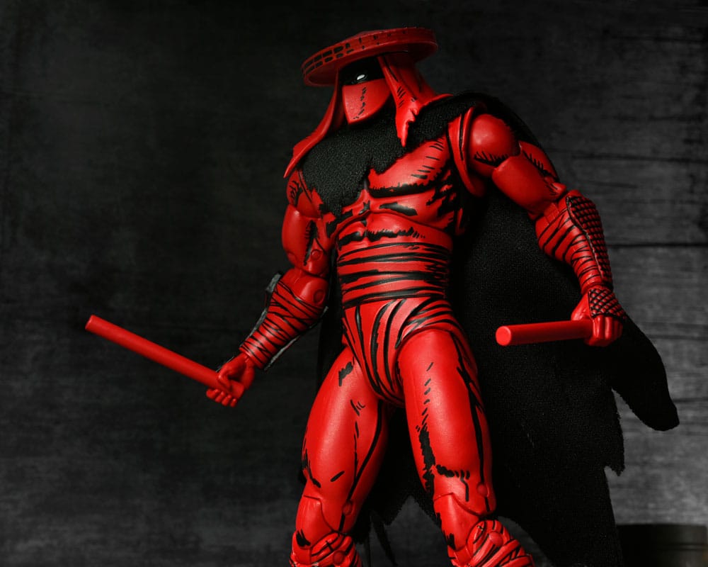 Teenage Mutant Ninja Turtles (Mirage Comics) Figurine Action Assassin aux Pieds Rouge et Noir 18 cm