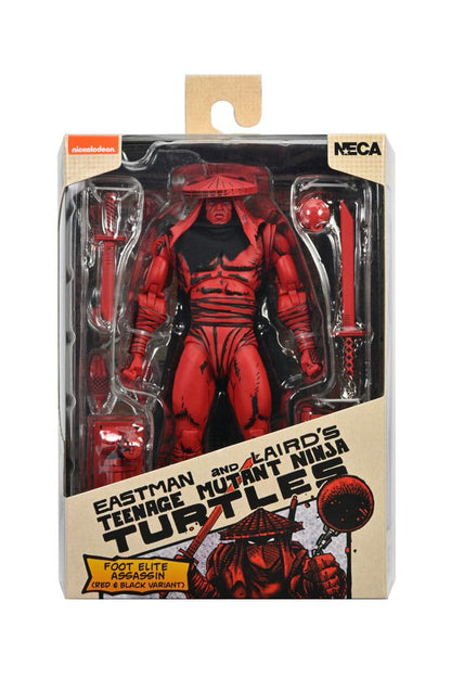 Teenage Mutant Ninja Turtles (Mirage Comics) Figurine Action Assassin aux Pieds Rouge et Noir 18 cm