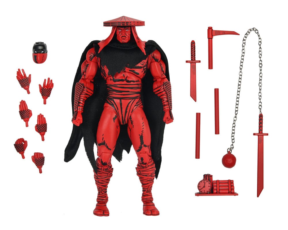 Teenage Mutant Ninja Turtles (Mirage Comics) Figurine Action Assassin aux Pieds Rouge et Noir 18 cm