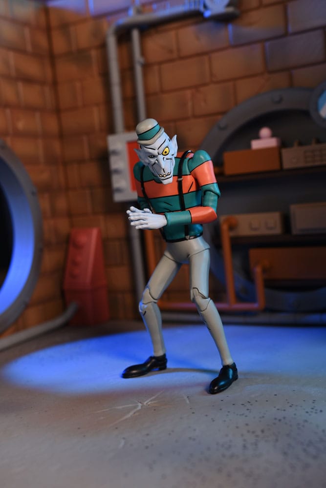 Teenage Mutant Ninja Turtles: Cumartesi Sabahı Maceraları Aksiyon Figürü 2'li Paket Ürpertici Eddie ve Shibano-Sama 17 cm