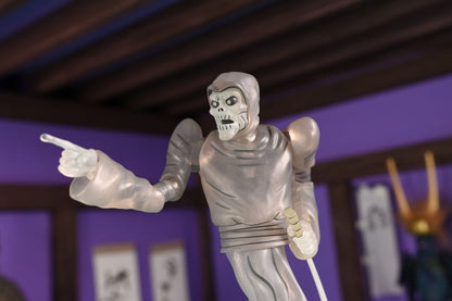 Teenage Mutant Ninja Turtles: Cumartesi Sabahı Maceraları Aksiyon Figürü 2'li Paket Ürpertici Eddie ve Shibano-Sama 17 cm