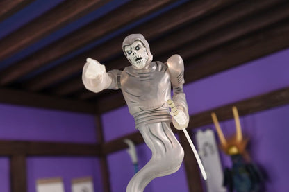 Teenage Mutant Ninja Turtles: Cumartesi Sabahı Maceraları Aksiyon Figürü 2'li Paket Ürpertici Eddie ve Shibano-Sama 17 cm