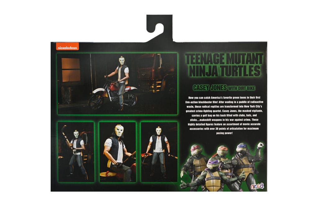 Tortugas Ninja (película de 1990) Figura de acción Realización de la película de lujo Casey Jones 18 cm