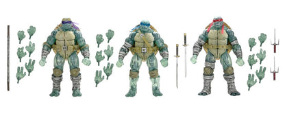 Teenage Mutant Ninja Turtles (Son Ronin) Aksiyon Figürü 3'lü Paket Hayalet Kardeşler 18 cm