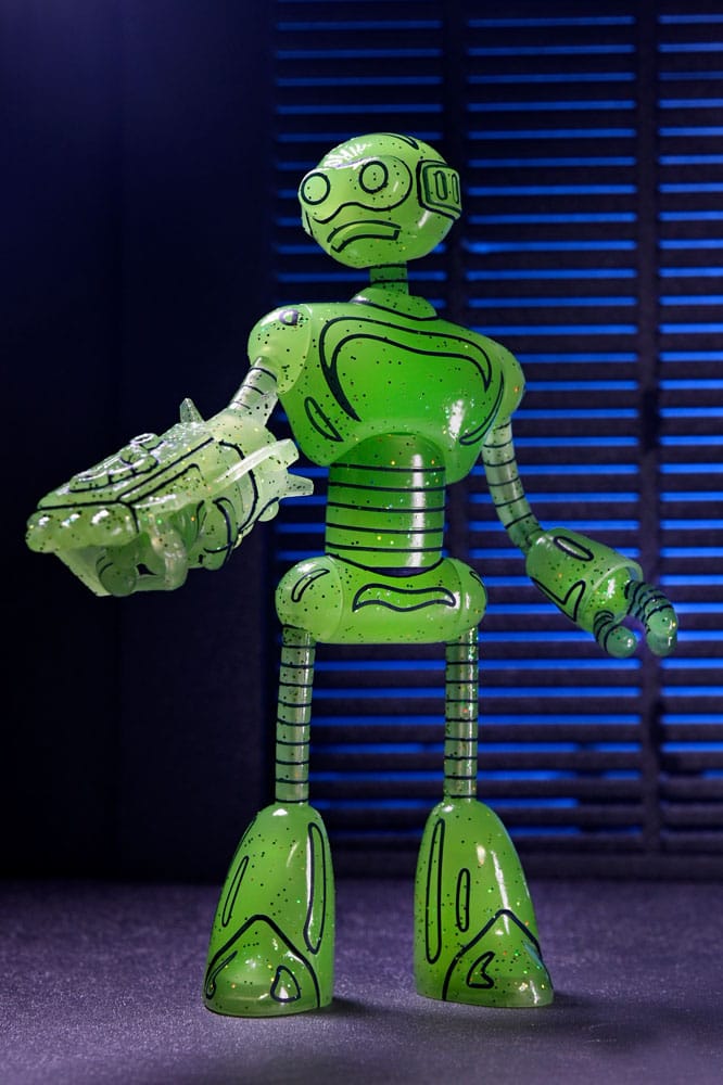Teenage Mutant Ninja Turtles (Mirage Comics) Action Figure Transmat Fugitoid GID 18 cm