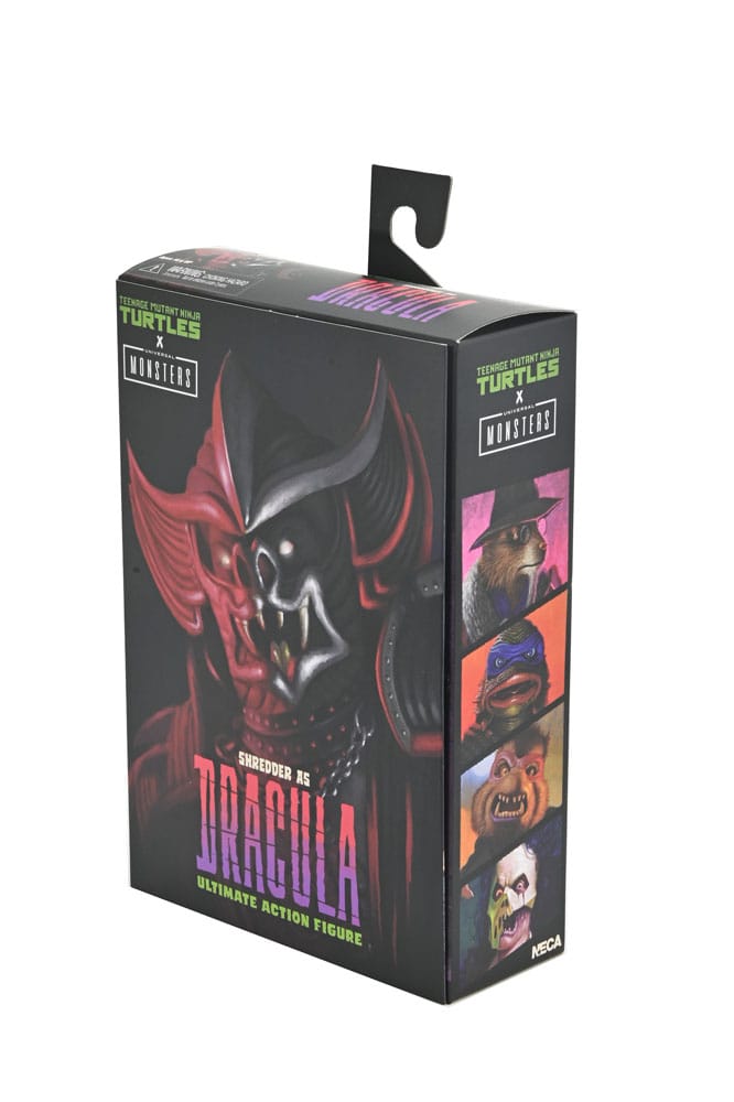 Teenage Mutant Ninja Turtles x Universal Monsters Aksiyon Figürü Parçalayıcı Dracula Klasik Renkler 18 cm