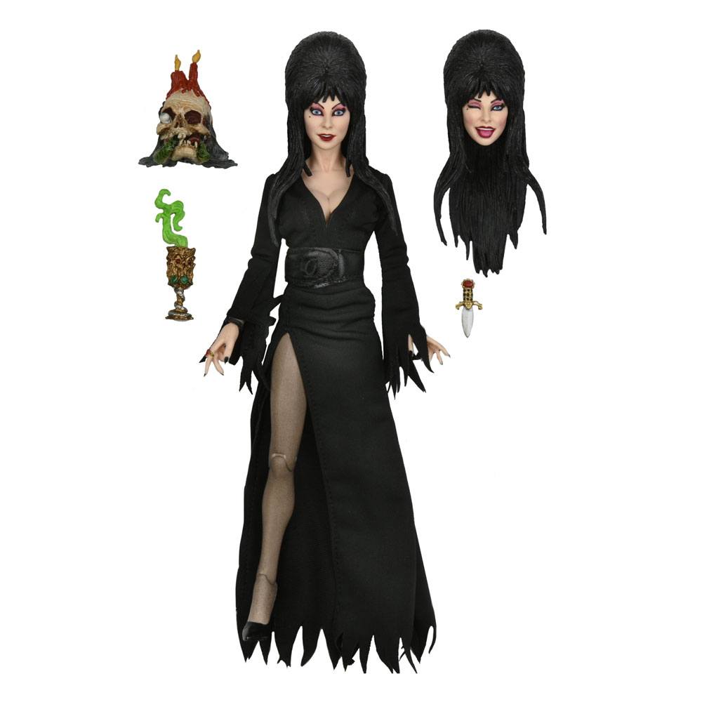 Elvira, Herrin der Dunkelheit, bekleidete Actionfigur 20 cm