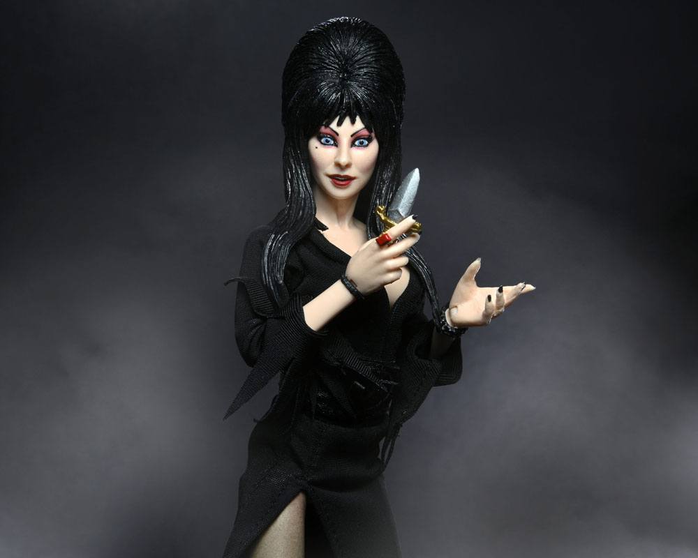 Elvira, Herrin der Dunkelheit, bekleidete Actionfigur 20 cm