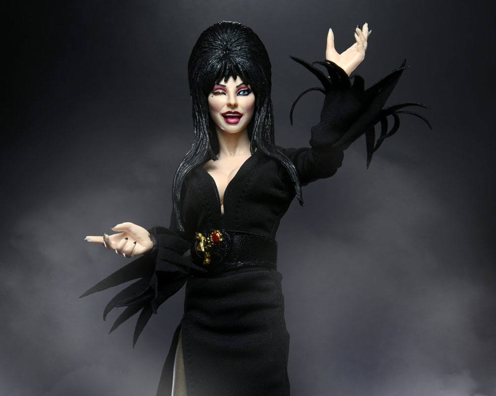 Elvira, Herrin der Dunkelheit, bekleidete Actionfigur 20 cm
